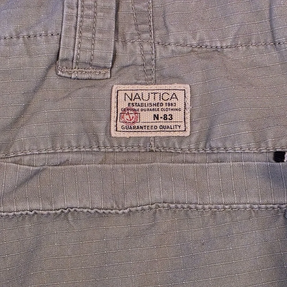 Nautica Ripstop Cargo Shorts Mens 48 Gray Cotton N7129013 - Picture 11 of 11
